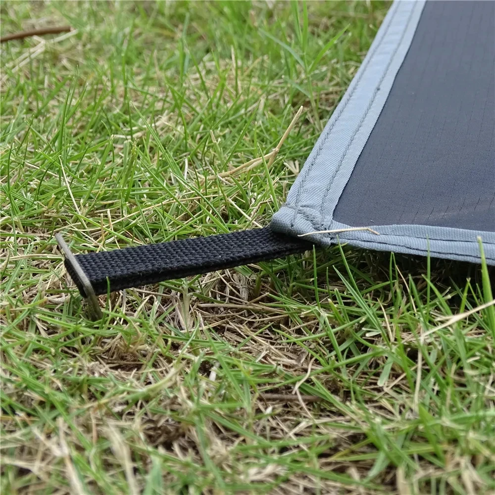 Colchoneta impermeable para acampar con clavijas, colchón para tienda de campaña, manta de Picnic al aire libre, ultraligera, Bolsillo grande, portátil, esterilla de viaje para playa - imagen 5