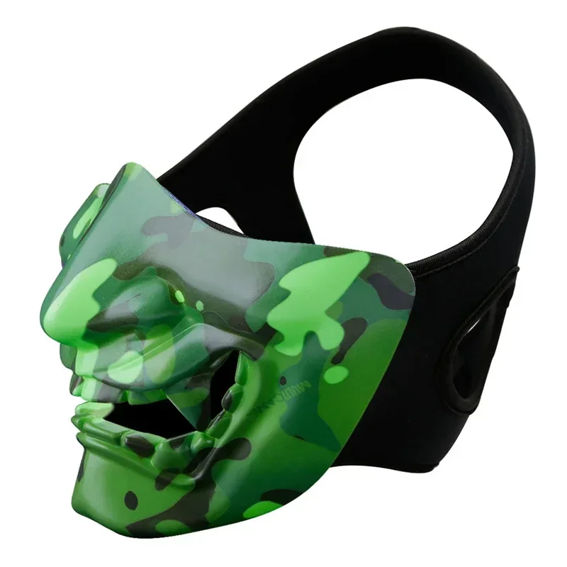 ERQYGRA-Máscara táctica de media cara PRAJNA para fiesta de Halloween para adultos, tiro de Paintball, deportes al aire libre, caza, accesorios de Paintball - imagen 5
