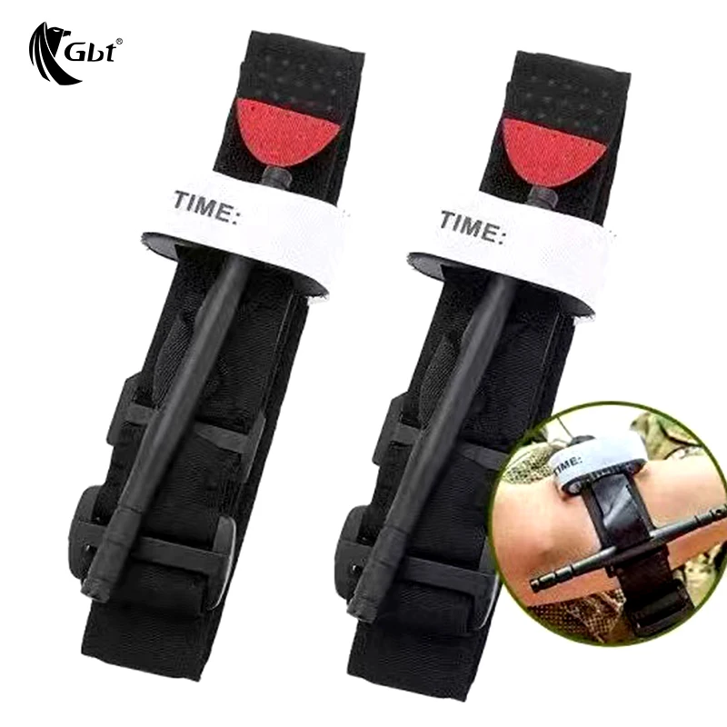 Kit de hemostasia rápida de torniquete de supervivencia al aire libre, táctica de emergencia médica, exploración militar, operación con una sola mano, nuevo, 2023 - imagen 2