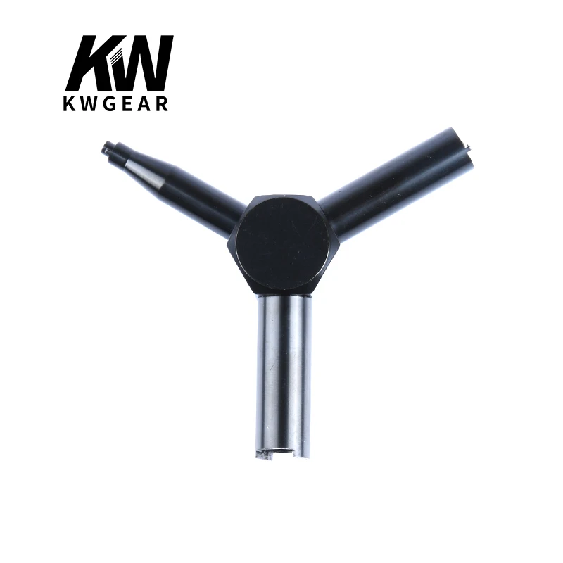 Llave de válvula de Gas de caza al aire libre, herramienta de carga de revista de Triple fuerza del ejército de acero para GBB AEG KSC WA Airsoft Gun Shooting Glock 17 19 - imagen 5
