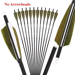 flechas carbono 500 columna 30 pulgadas pluma pavo caza