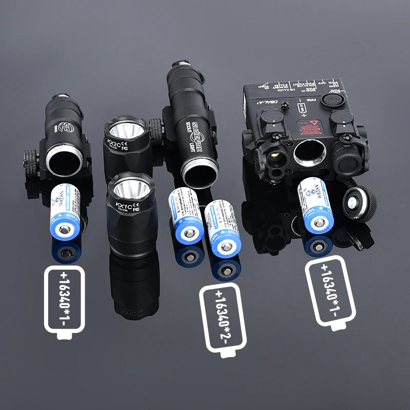 WADSN DBAL A2 láser rojo verde táctico con linterna Surefire y mando - imagen 5