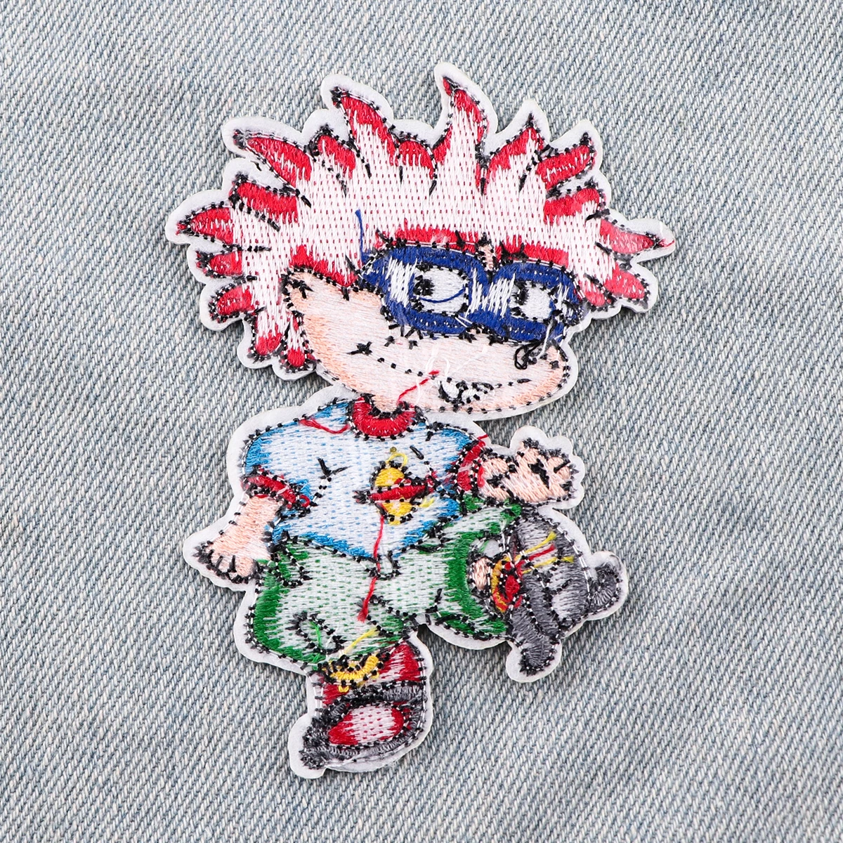 Parche de dibujos animados AD2857 para niña y niño, bonitos parches bordados para ropa de niños, apliques, parche bordado divertido para pegatina de ropa - imagen 2