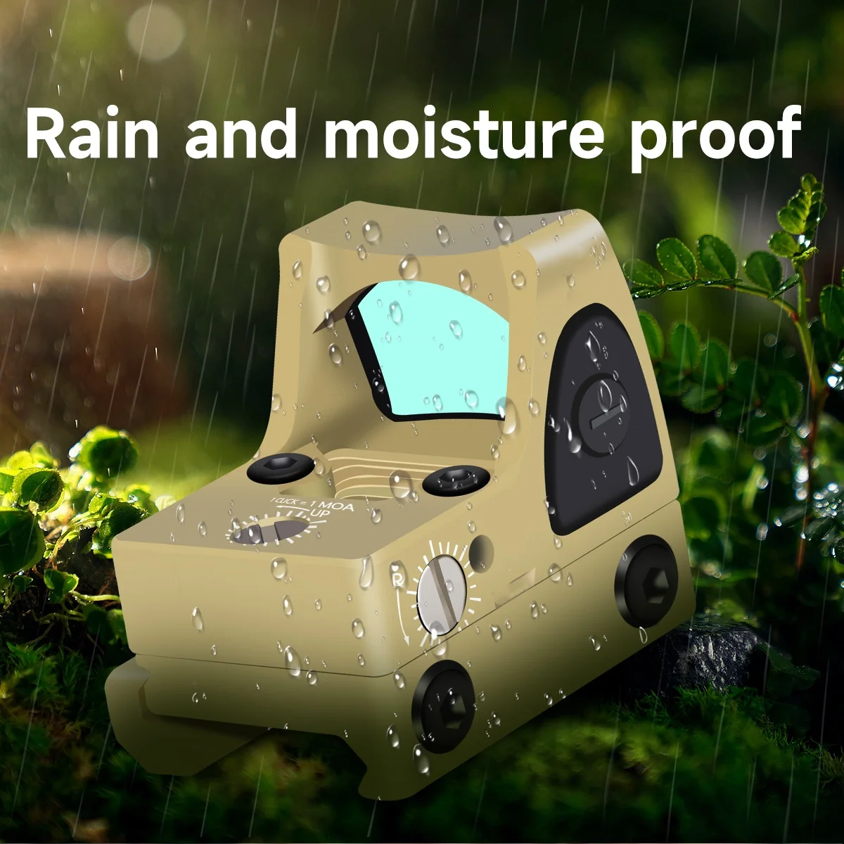 Mini mira de punto rojo, colimador reflejo óptico táctico, caza, Airsoft, mira telescópica compacta, accesorio de equipo AR15 G19 M4 - imagen 4