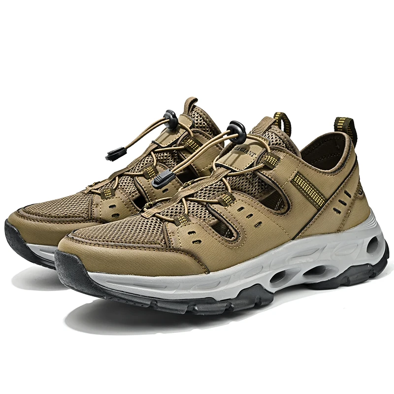 O.Z.TESHI-zapatos de senderismo para hombre, sandalias ligeras y transpirables para pesca y playa - imagen 2