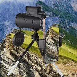 Binoculares HD militares con zoom de largo alcance y visión nocturna