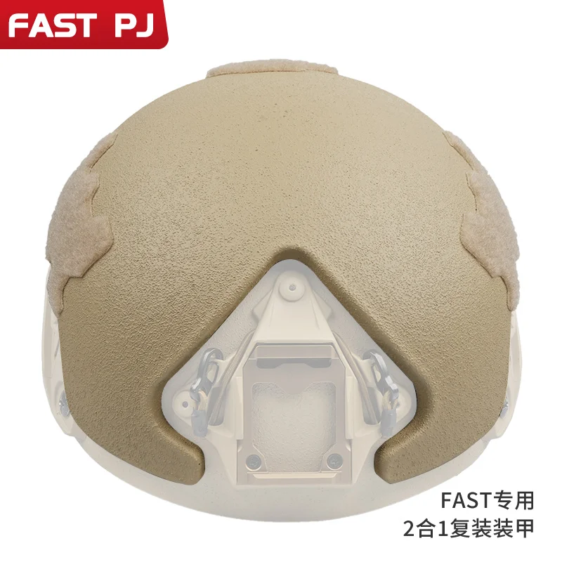 Casco ligero y transpirable, versión especial de fibra de carbono perforada, serie FTHS, 2 en 1, grado NIJ IIIA - imagen 2