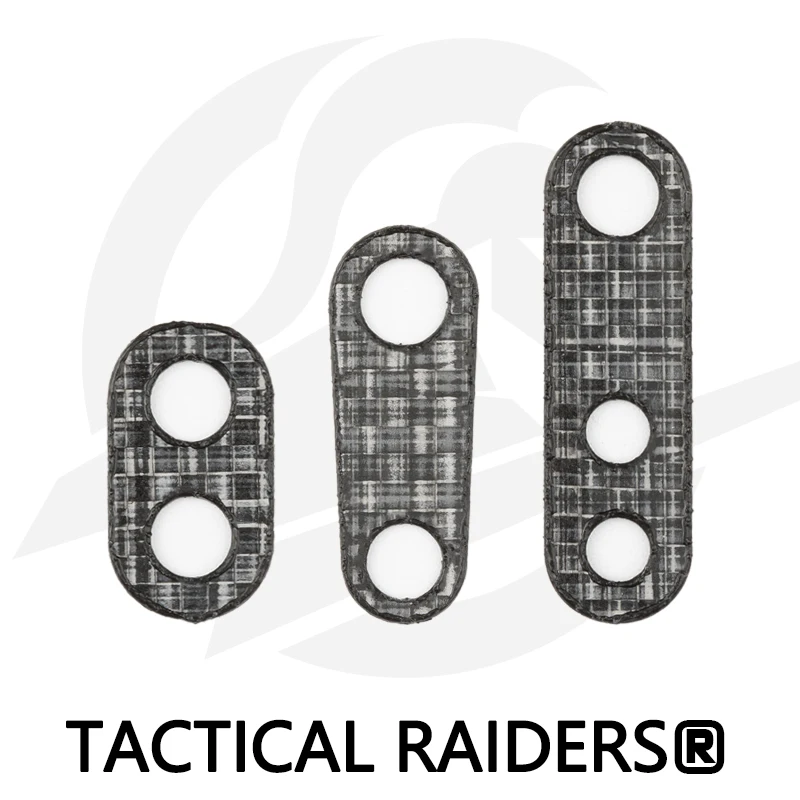 Casco táctico estabilizador de visión nocturna, accesorio pequeño, placa compuesta fija, 2 piezas - imagen 3