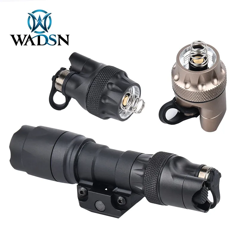 WADSN DS07 DS00 interruptor trasero de metal Surefir, M300, M600, M340, M640, accesorios de luz táctica, montaje de interruptor remoto - imagen 3