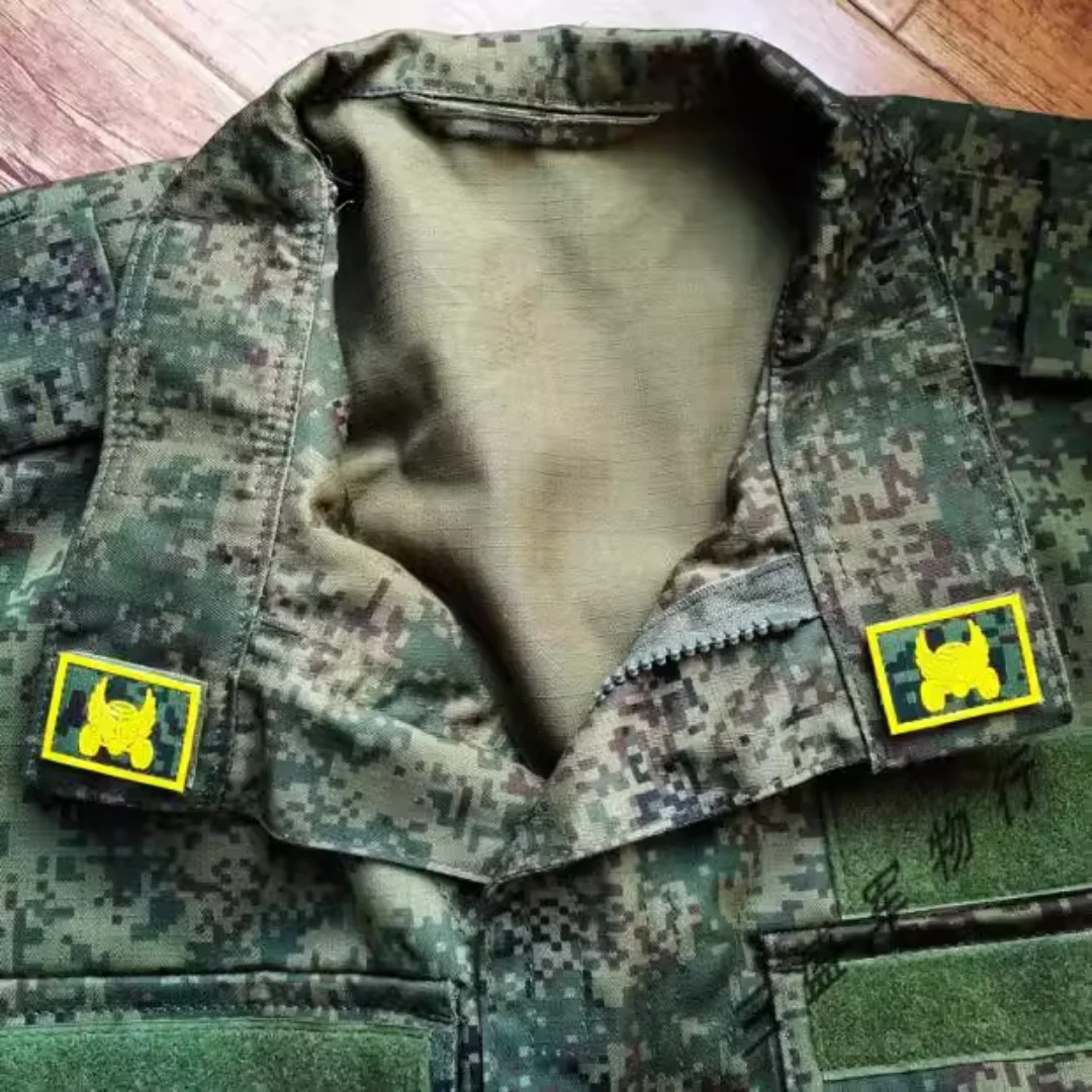 Insignia de transporte de Motor de uniforme de combate de hombre pequeño verde ruso - imagen 3