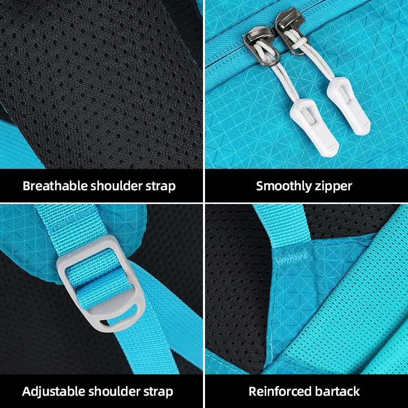 Mochila ligera para escalada, bolsa de viaje para exteriores, senderismo, Camping, mochila grande y ligera para viajar, mochila deportiva para ordenador portátil - imagen 5