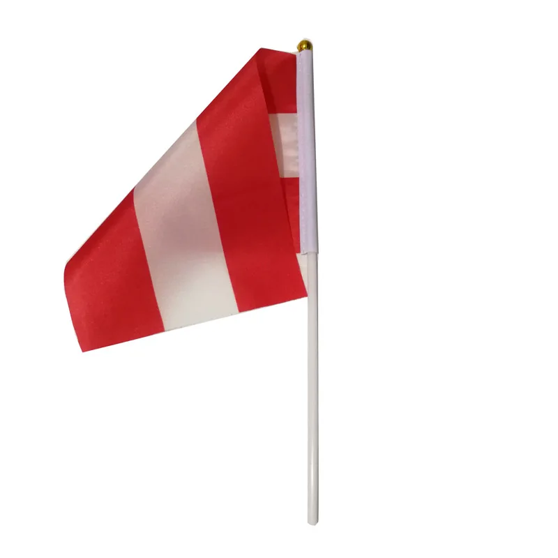 Banderas agitadoras de mano de Austria, 14x21cm, 10 unidades por lote, venta al por mayor - imagen 3