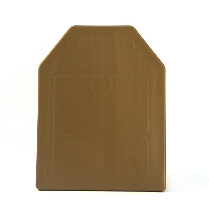 Chaleco táctico Airsoft, placa interior de plástico, almohadilla protectora CS, armadura corporal, placa SAPI falsa, PLACAS DE CHOQUE de tamaño mediano - imagen 4