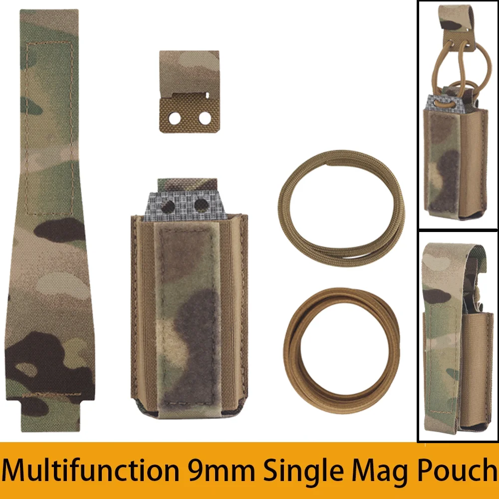 Bolsa táctica rápida para revistas de pistola, 9mm, 1911, soporte para herramientas MAG, equipo de caza MOLLE, accesorios para cinturón Airsoft, estilo UG - imagen 2