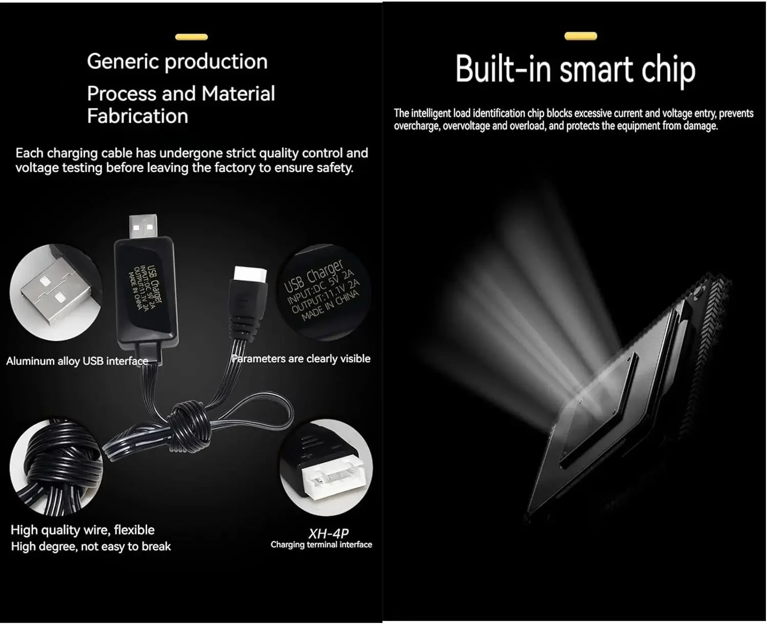 Batería LiPo recargable de 11,1 V, 1400mAh, 30C, con enchufe T + cable USB para modelo Airsoft, pistolas de bolas salpicadas, accesorios de Gel Blaster - imagen 5