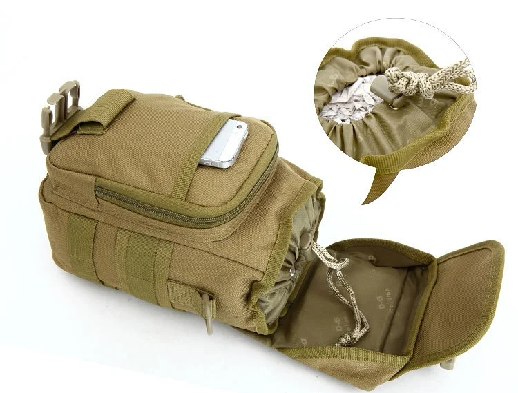Bolso táctico bandolera camuflaje para EDC, viaje y herramientas