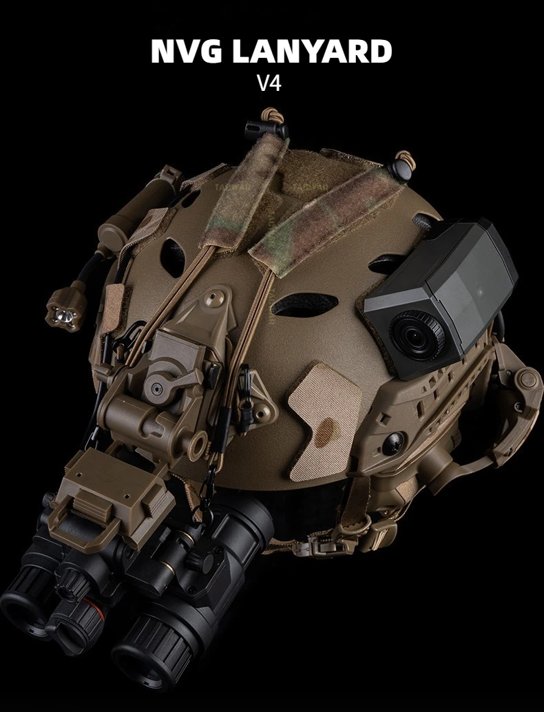Cordón táctico NVG con sistema de retención