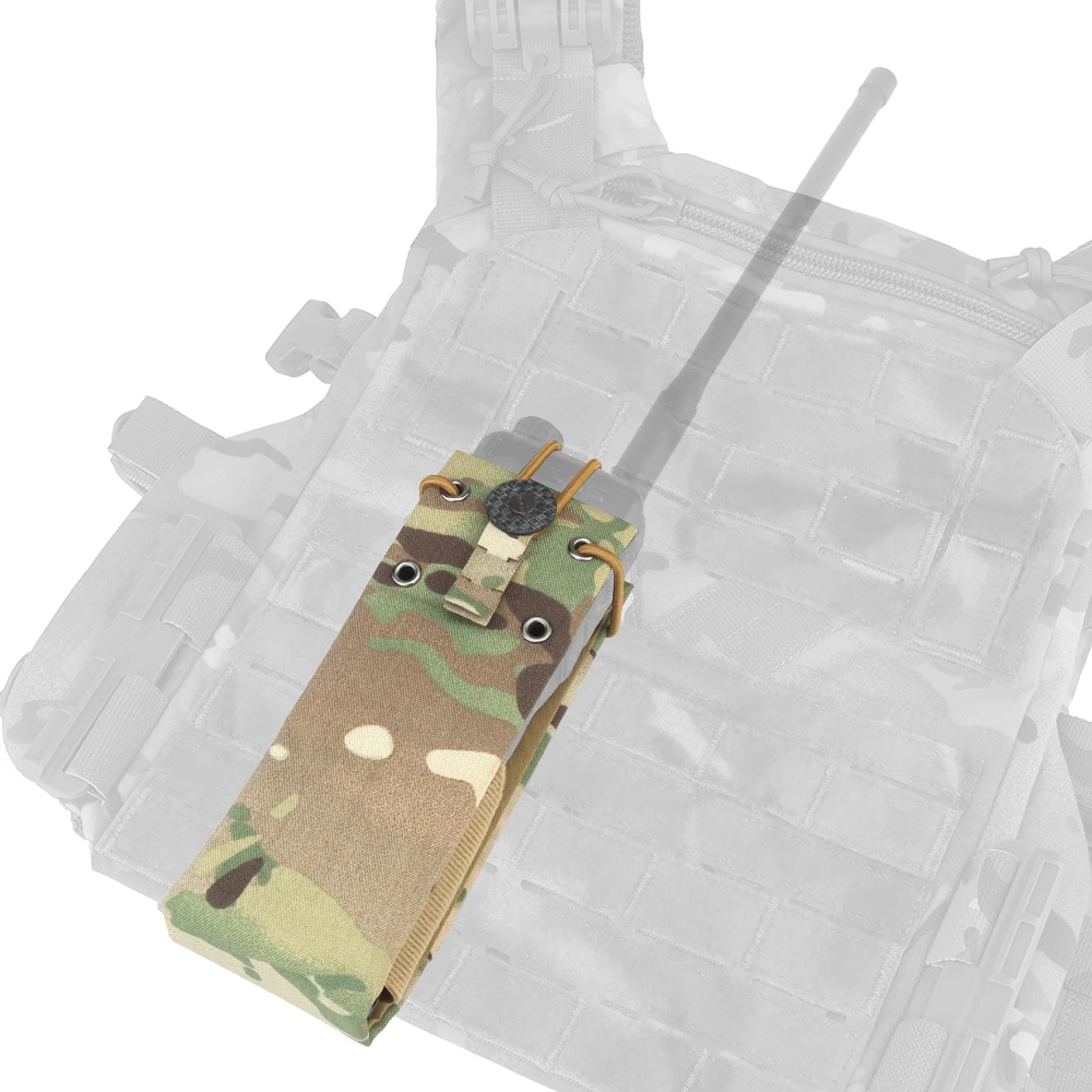 Bolsa de radio universal estilo F Paquete de almacenamiento de walkie-talkie Bolsa de soporte PTT - imagen 3