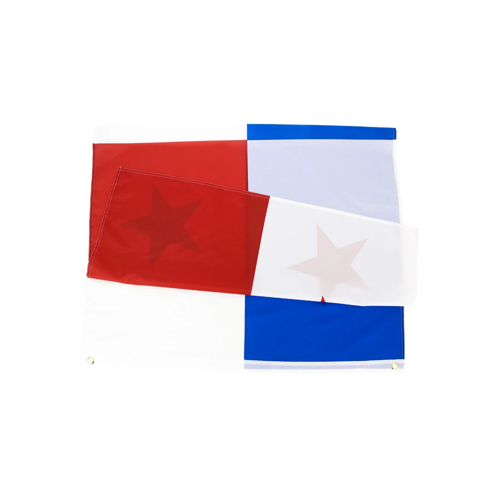 Bandera nacional de Panamá de 90x150cm, banderas de Panamá, decoración impresa de poliéster, tapiz de pancarta - imagen 2