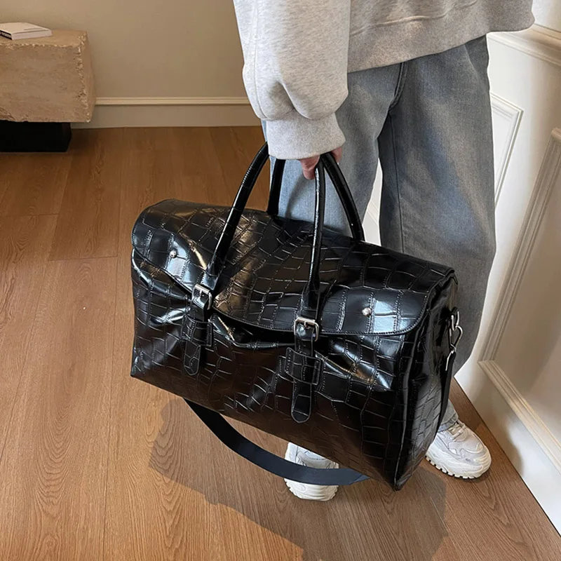 Bolsa de lona deportiva para gimnasio, Fitness, Yoga, bolso de viaje, para acampar al aire libre, senderismo, bolso cruzado, mochila grande para ordenador portátil, mochila escolar de fin de semana - imagen 5