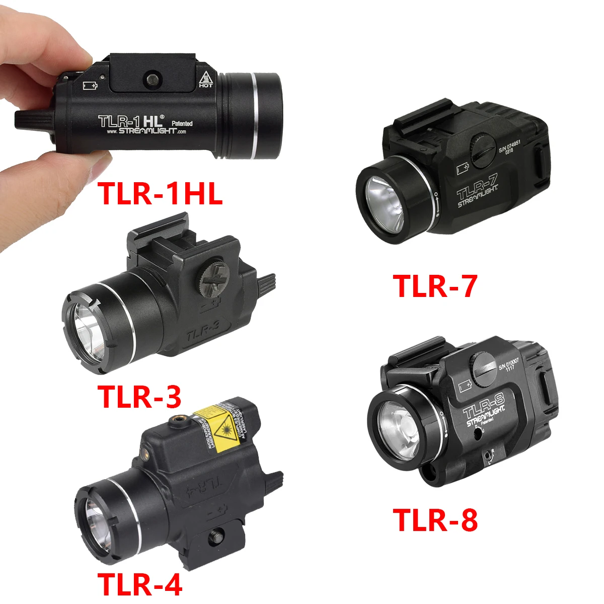 Streamlight TLR-1HL linterna táctica para arma, exterior y caza - imagen 3