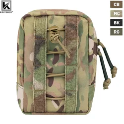 KRYDEX Vertical GP Bolsa táctica MOLLE para cinturón