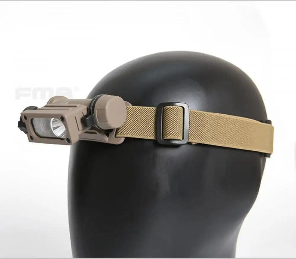 FMA Lámpara de supervivencia compacta de segunda generación, correa para la cabeza/casco, luz baja IR de doble propósito, luz de señal intermitente de tres colores TB1474 - imagen 3