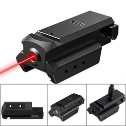 Visor láser táctico RGB recargable para riel Picatinny