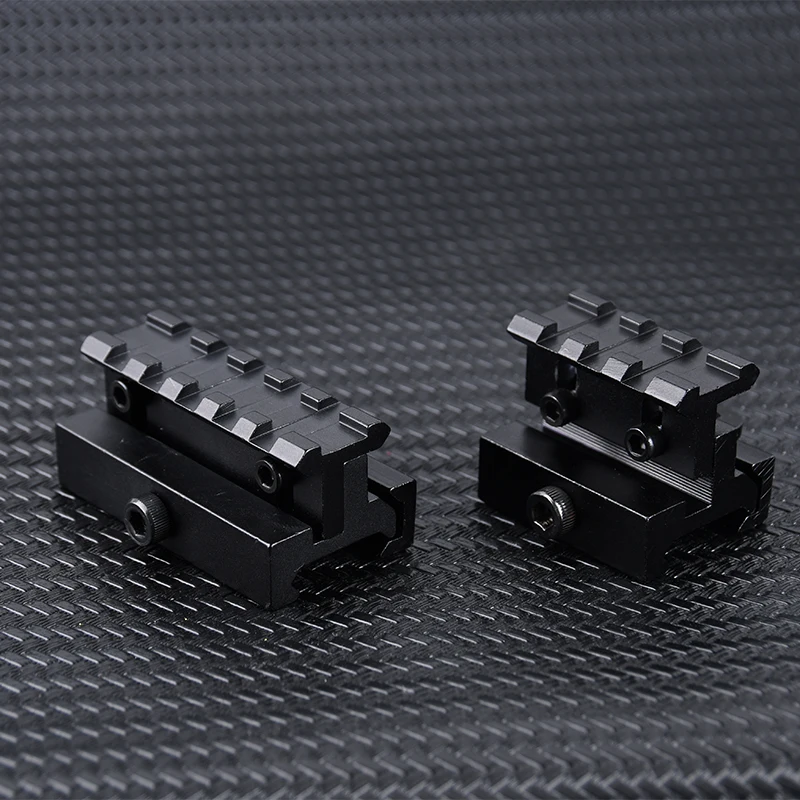 Montaje vertical de punto rojo táctico de altura ajustable, aleación de aluminio Picatinny, Base de riel de 20mm, alcance óptico, pistola de juguete Airsoft - imagen 5