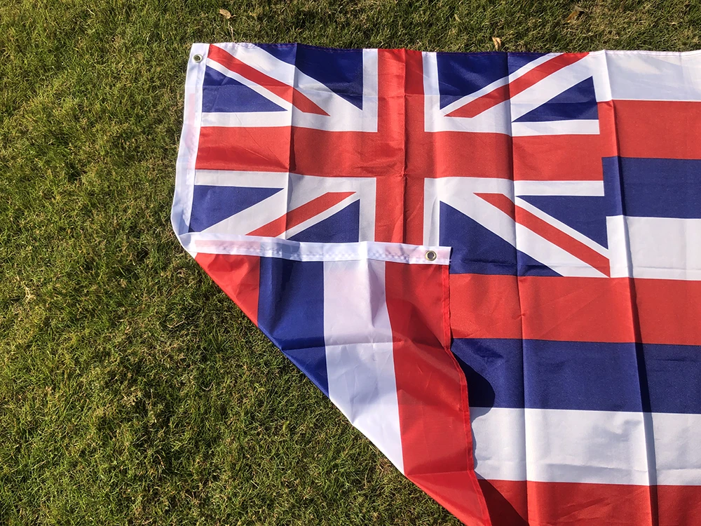 SKY FLAG Bandera hawaiana 90x150cm 3x5 pies Banner colgante de poliéster Banderas y pancartas hawaianas Banner de país Bandera nacional - imagen 4