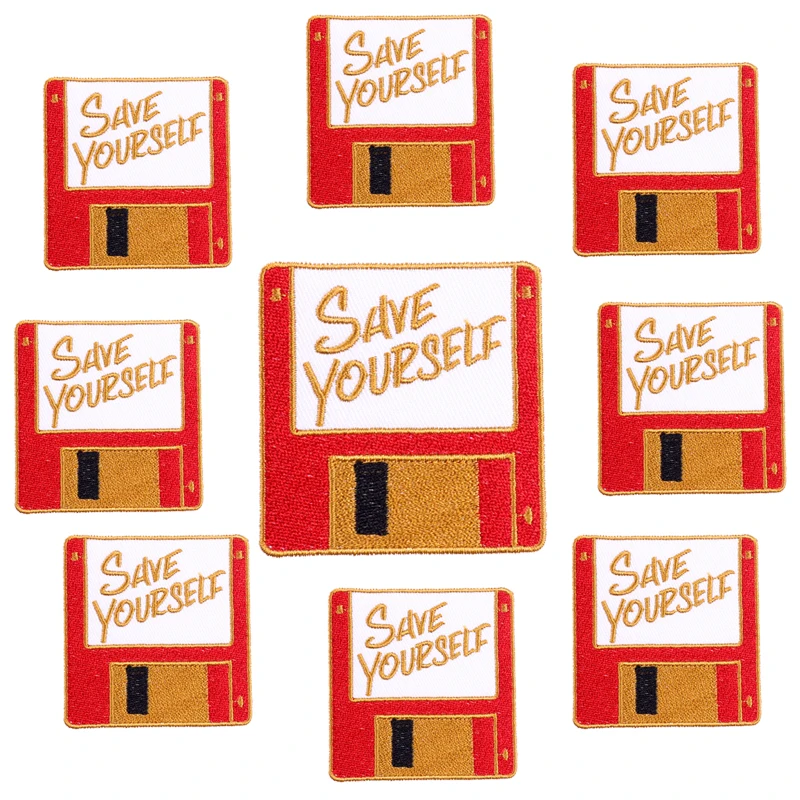 Prajna-parches termoadhesivos para planchar en la ropa, pegatinas de flores con letras de dibujos animados, 10 piezas - imagen 5