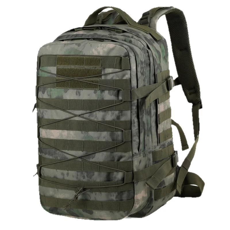 Mochila táctica de camuflaje para senderismo, mochila impermeable para exteriores, mochilas de viaje para acampar y escalar, montañismo - imagen 5