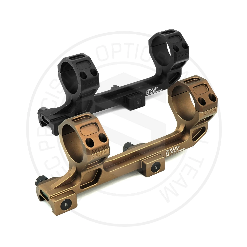 Adaptador de montaje Picatinny de 30MM, 1,54 pulgadas de altura, 0MOA GE, AR-15/M4, anillos dobles, nivel de burbuja con marca Original - imagen 4