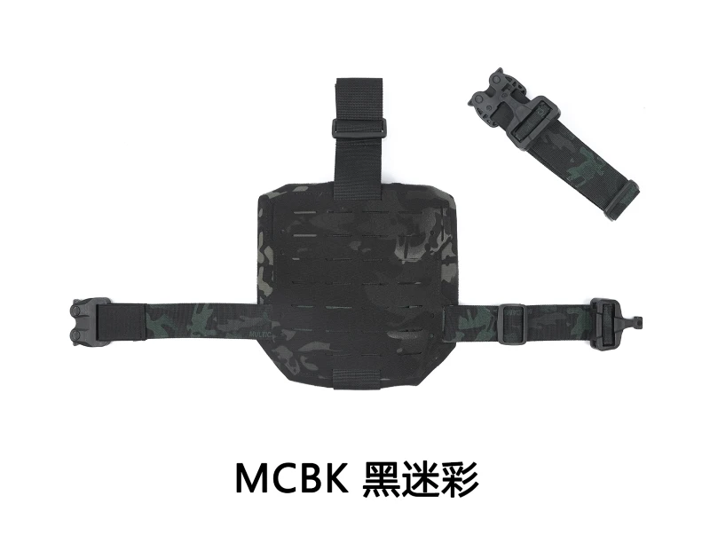 Molle-funda táctica para pierna, bolsa para revista con plataforma, Protector de muslo, accesorios portadores de placa Airsoft - imagen 3