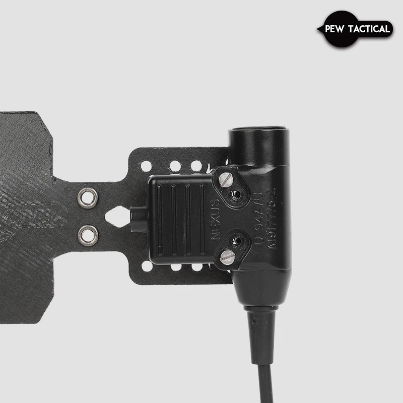 PEW TACTICAL AXL STYLE commled Universal PTT Molle Mount para U94 TEA Invisio10/20 CURV Material - imagen 2
