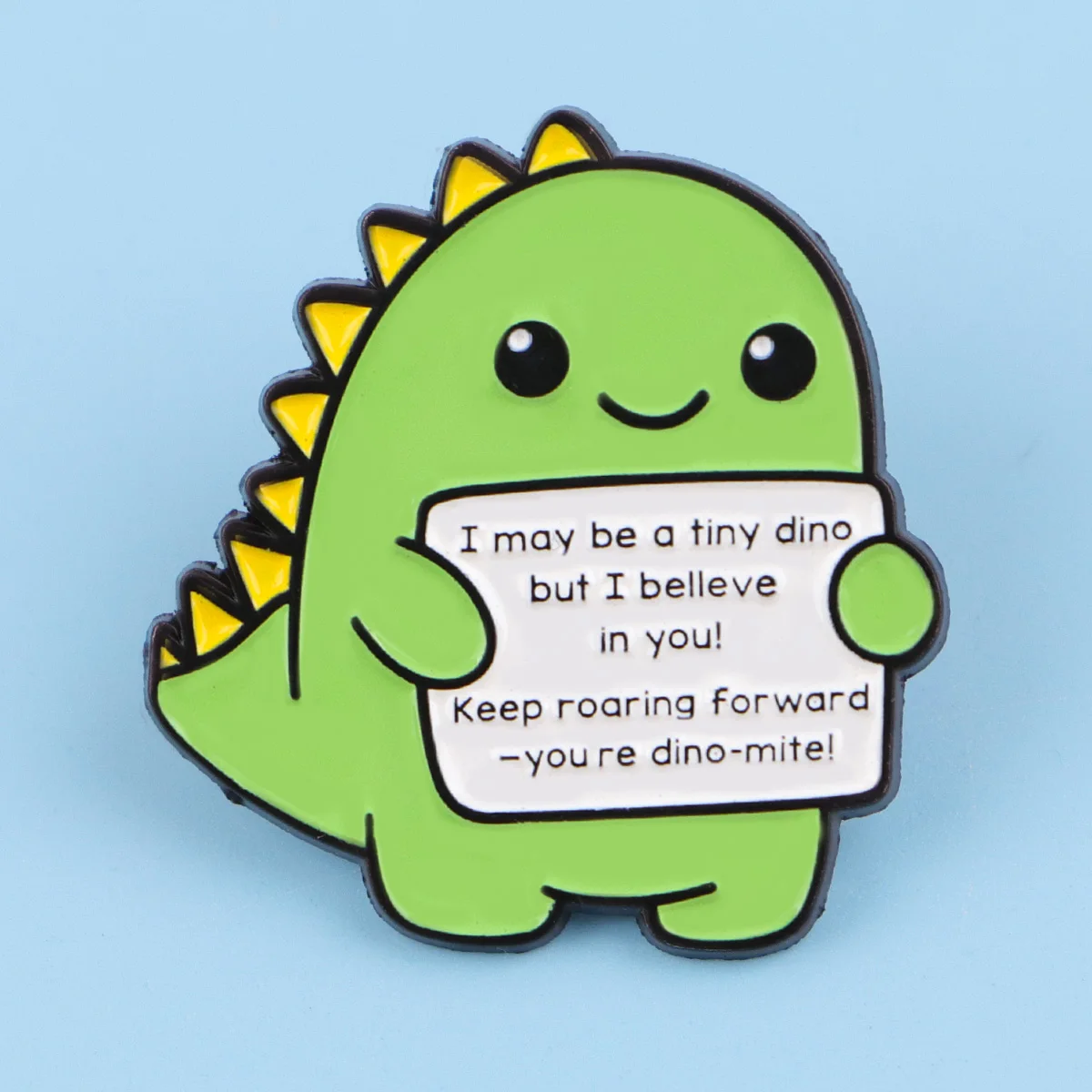 Broches de esmalte animales motivacionales para chaqueta y mochila