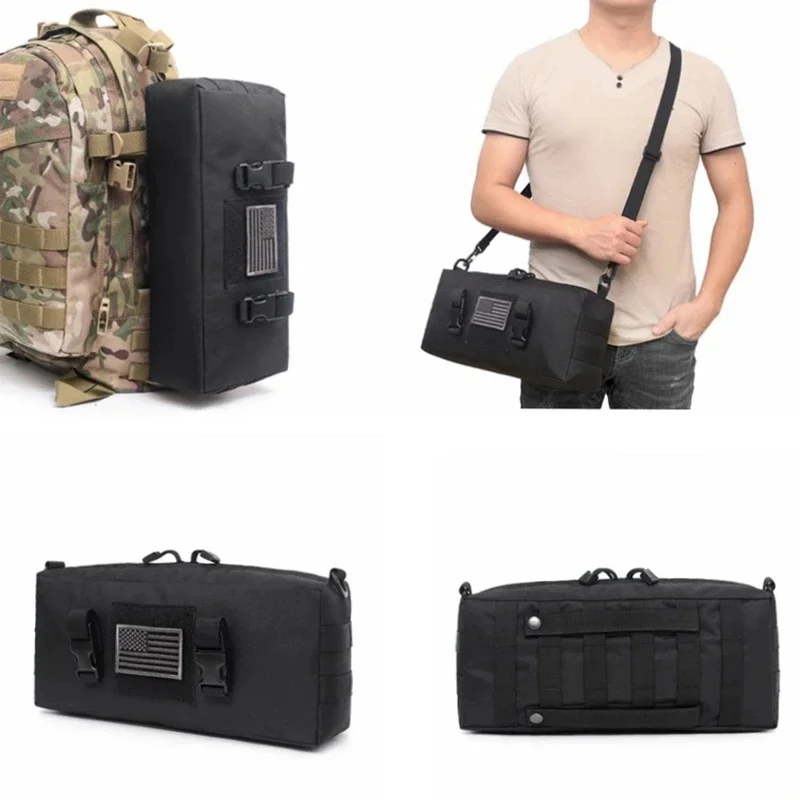 Bolsa de almacenamiento grande para exteriores, multifuncional, accesorio de hombro, mochilas, bolso de hombro tipo bandolera táctico, bolso bandolera para hombres/mujeres - imagen 2