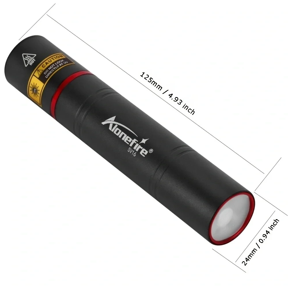Linterna UV luz negra detector orina y hongos para inspección - imagen 2