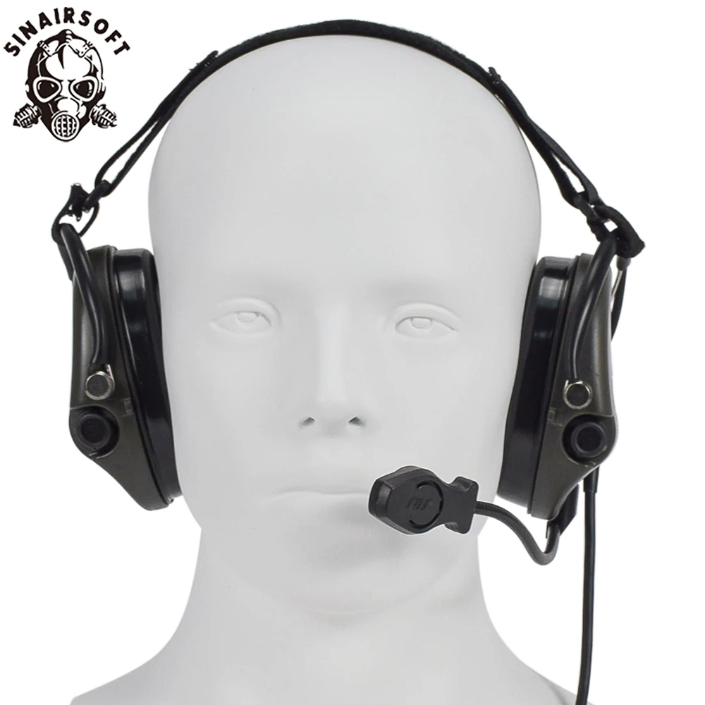 Auriculares Tácticos SINAIRSOFT - Vista principal del sistema Pilot Comtac