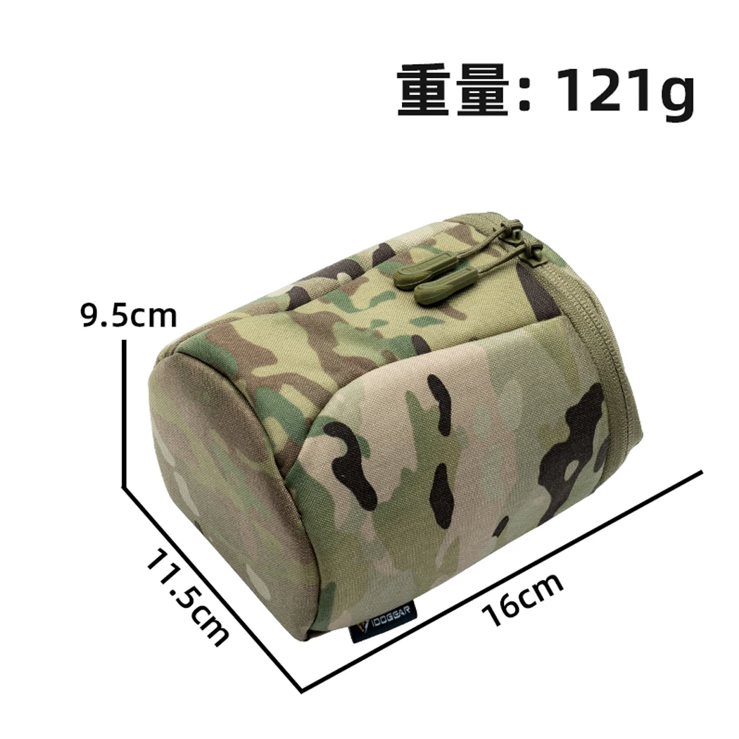 Bolsa de almacenamiento táctica Molle NVG, bolsa organizadora Binocular de administrador, 15x11cm, gafas de visión nocturna, funda protectora, accesorios para chaleco - imagen 5