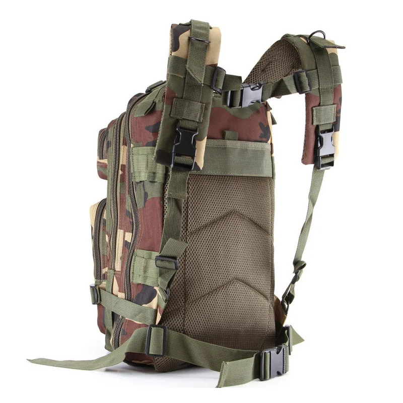 Mochila táctica 3P, bolsa militar Molle del ejército, bolso de hombro para exteriores, senderismo, Camping, viaje, alrededor de 30l - imagen 4