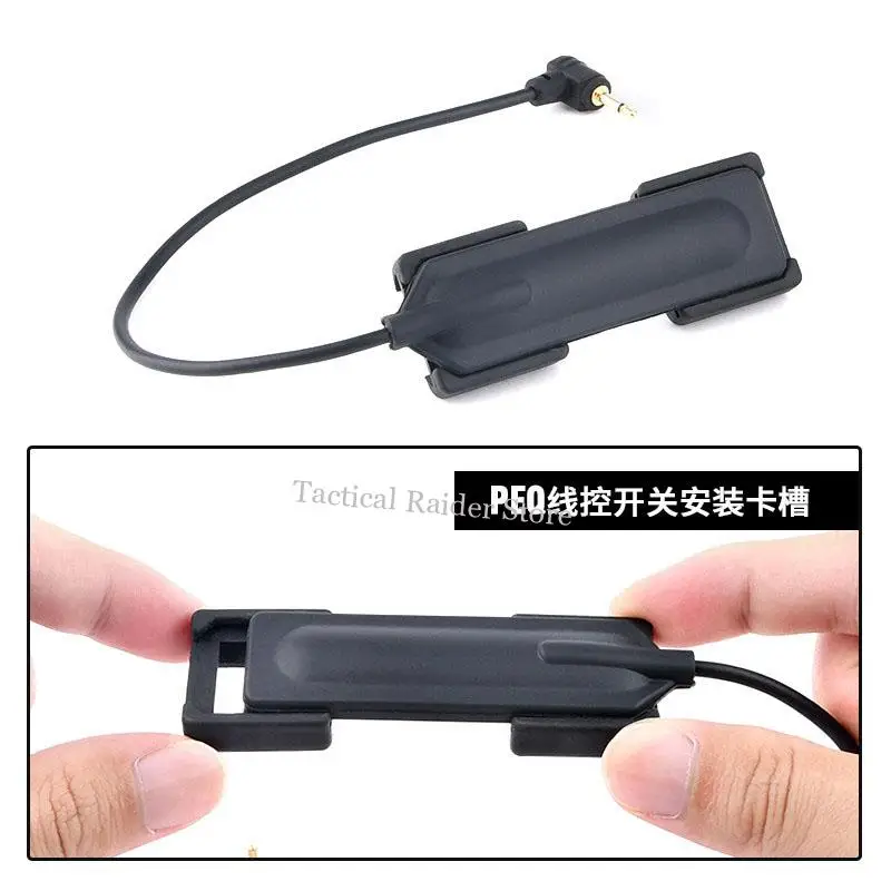 PEQ15 cable control láser cola de rata para interruptor Picatinny - imagen 3