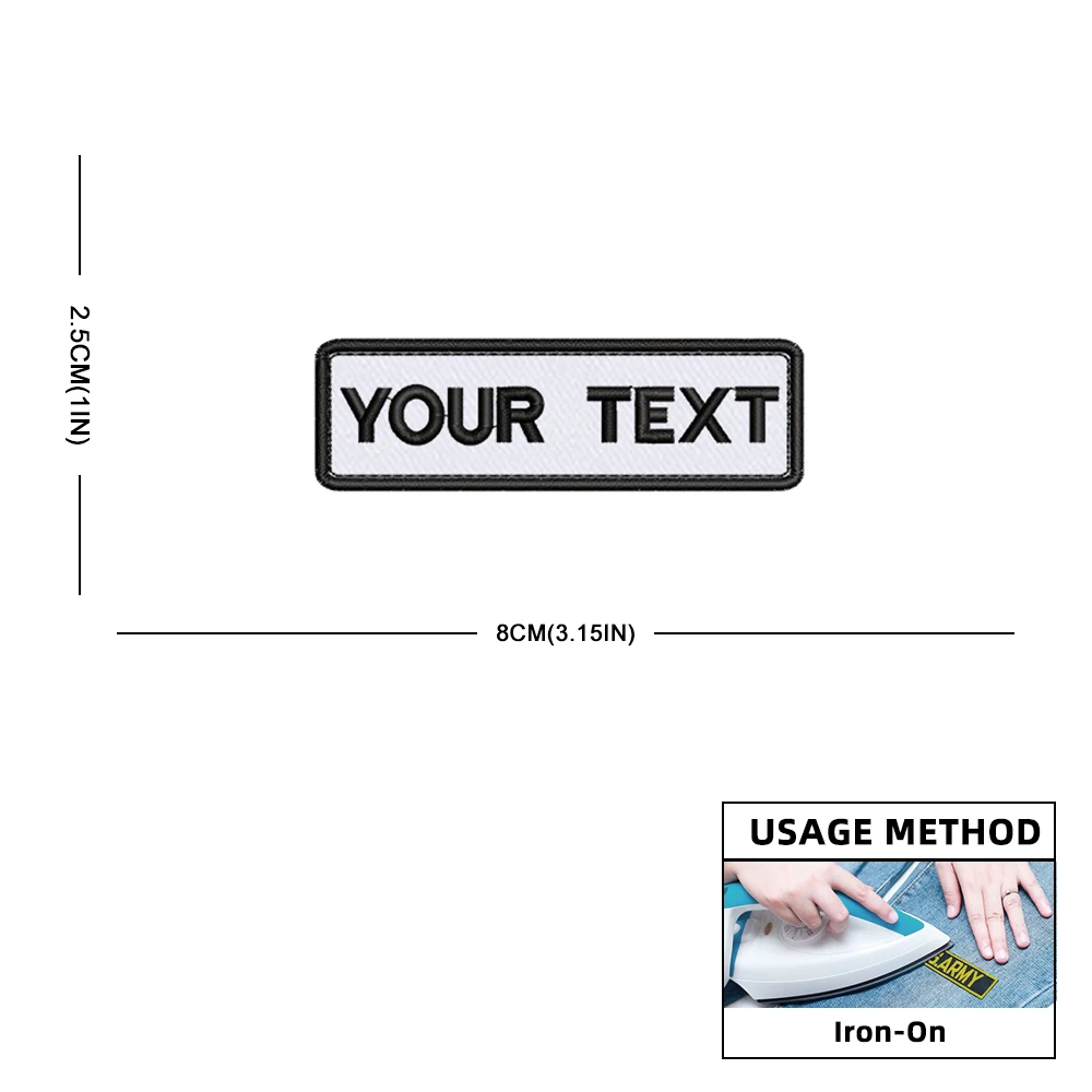 8X2.5cm-Iron on