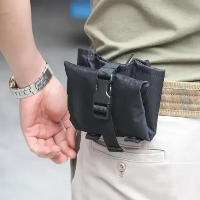 Bolsa táctica Molle, bolsa para revistas, Paintba, plegable para exteriores, bolsa Mag de recuperación de balas, equipo de caza - imagen 2