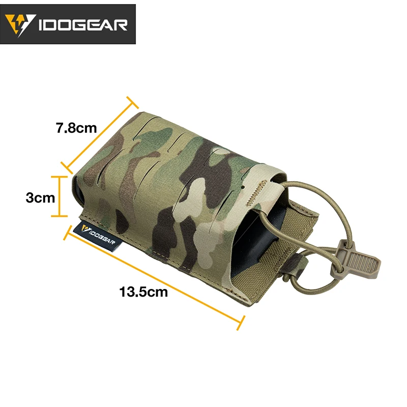 IDOGEAR táctico LSR 556 bolsa Singel Carrier MOLLE corte láser con Clip de liberación rápida 35125 - imagen 4