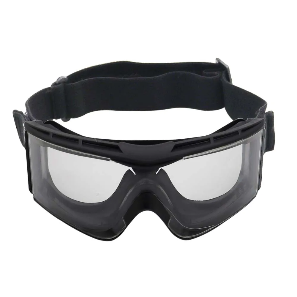 Gafas tácticas Airsoft, lentes Tricolor, accesorio de caza multifunción, adaptador de casco táctico adecuado para tiro de Paintball - imagen 3
