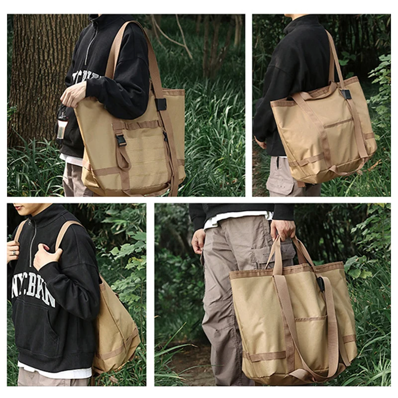 Bolsos de mano para acampar al aire libre para mujer, bolso táctico militar Molle, bandolera de un solo hombro, mochilas de viaje para senderismo y escalada - imagen 4