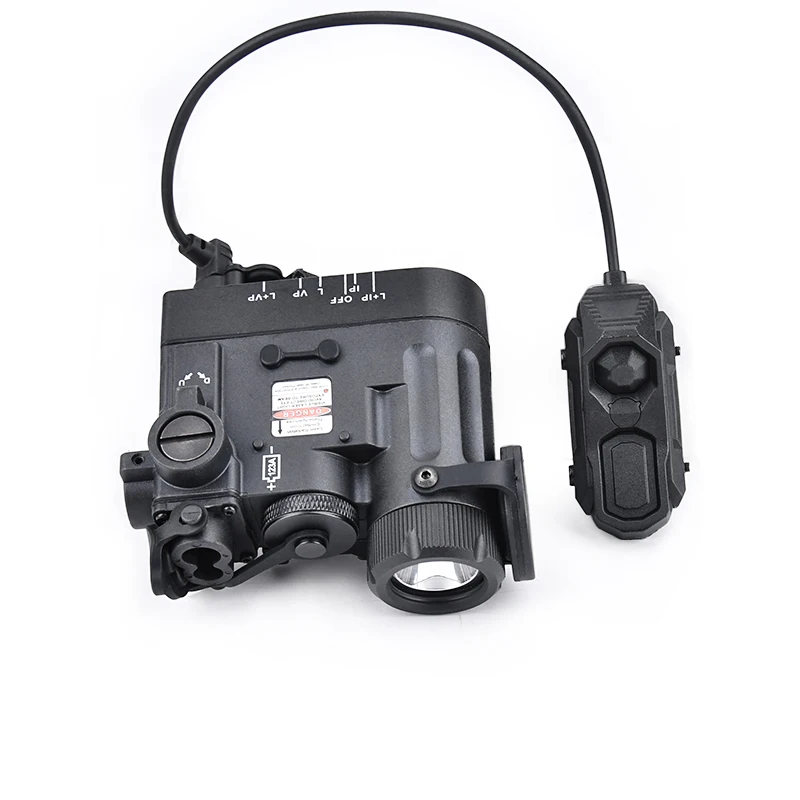 Linterna láser táctica DBAL D2, interruptor AXON, láseres IR rojos, luz LED infrarroja blanca, equipo de caza Airsoft apto para sistema de 20MM - imagen 2