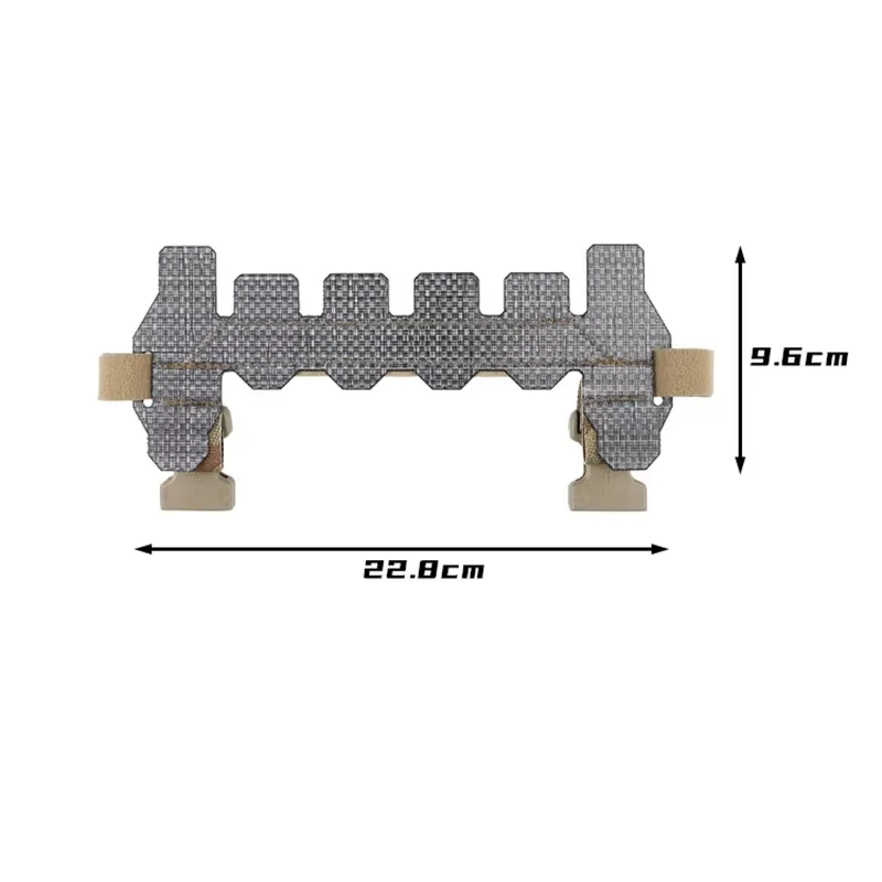 Panel de accesorios Chaleco táctico Panel de módulo adaptador importado colgante en el pecho - imagen 5