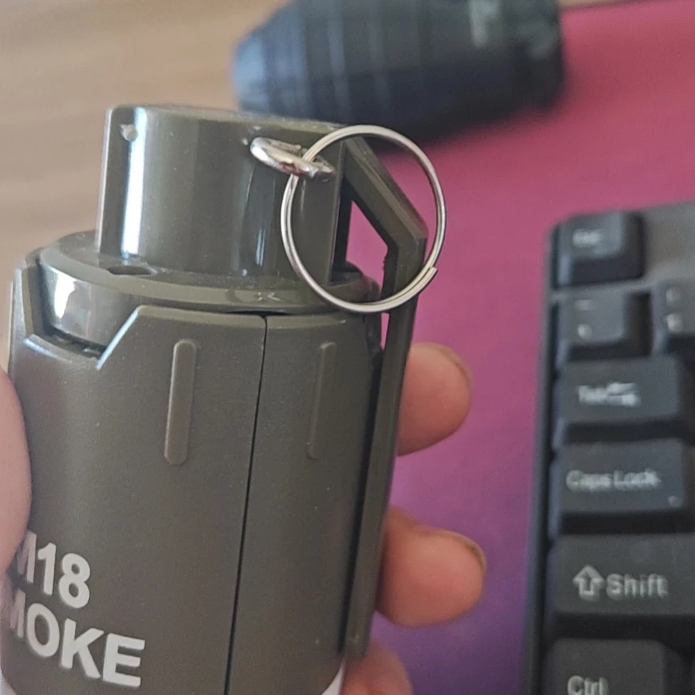 20 piezas anillo de Granada Airsoft Paintball accesorios de juguete de Granada juguete de nailon piezas de modelo de juguete para reemplazo - imagen 3